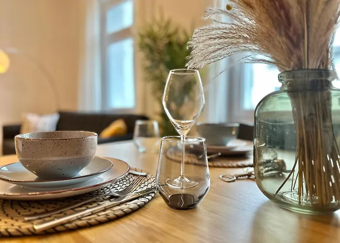 아파트 250m Rhein - Ruhig - Hbf - Boxspringbett - K-111-s *